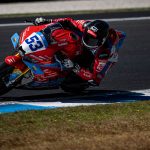 Debise offre à ZXMOTO Factory Evan Bros Racing sa toute première première ligne en Superpole à Phillip Island.