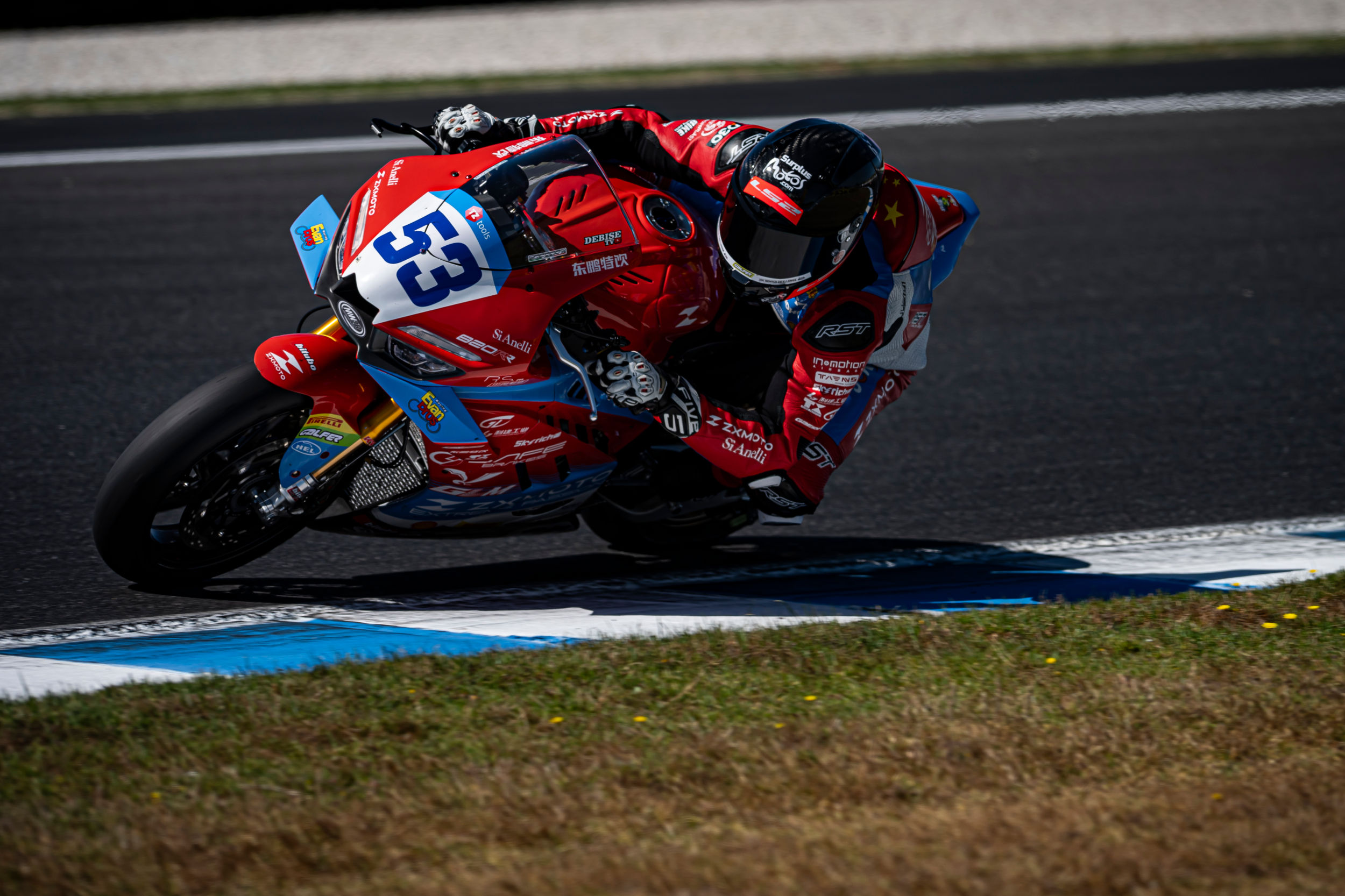 Read more about the article Debise offre à ZXMOTO Factory Evan Bros Racing sa toute première première ligne en Superpole à Phillip Island.